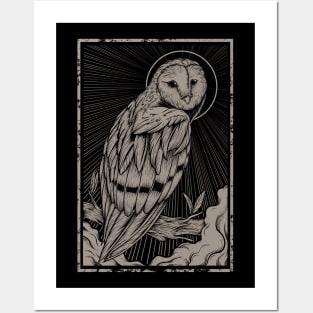 Owl realist Posters and Art